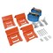 Mytee Products E-Track Wheel Chock and Strap Kit, (4) E-Track Wheel Chocks (Orange), (2) 2in... ETK-ATV-TDK - alternate 2