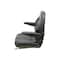 Uni Pro 441 Seat Top Assembly, With Armrests, Black Vinyl 8390 - alternate 2