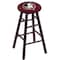 Holland Bar Stool Co Maple Counter Stool, Dark Cherry Finish, Florida State (Head) Seat RC24MSDC - alternate 1