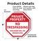 Signmission Private Property No Trespassing Vio, 6 inch X 6 inch, Plastic Sign, 2PK OC-P-2PACK-6-94 - alternate 2
