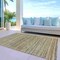 Homeroots 3' X 5' Beige Striped Washable Indoor Outdoor Area Rug 607950 - alternate 2