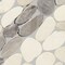 Daltile Pebble Oasis Natural Stone Striped Pebble Mosaic 11in x 11in in Tumbled Seashell, 11PK PB32STRPPBLMSTM - alternate 2