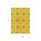 Homeroots 9' X 12' Yellow And Teal Blue Geometric Washable Indoor Outdoor Area Rug 613456 - alternate 2