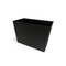 Hapco Elmar Essential Dual Chamber Vegan Leather 18 Quart Rectangular Wastebasket, Black, 6PK RWB118BLK - alternate 2
