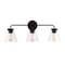 Jonathan Y Kondo 27" 3-Light Modern Farmhouse Iron LED Vanity, Oil Rubbed Bronze/Clear JYL9908A - alternate 2