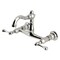 Kingston Brass Two-Handle Wall Mount Bridge Kitchen Faucet, Polished Nickel KS3256BL - alternate 1