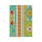 Homeroots 3' X 5' Teal Blue Green And Pink Aztec Washable Indoor Outdoor Area Rug 598520 - alternate 2