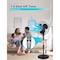 Black & Decker 18in Oscillating Pedestal Fan with Remote, , Black BDSF18MB - alternate 2
