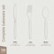 Bakkenmaster Disposable Cutlery Set Forks, Knives and Spoons, Heavy-Duty BPA-Free Plastic, Reusable, 720PK BK-720CM - alternate 2