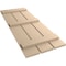 Ekena Millwork Rustic Three Board Spaced Board-n-Batten Smooth Faux Wood Shutters, 17 1/2W x 70H, PR SHUBSS17X70SMPR - alternate 2