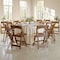 Flash Furniture HERCULES 4 Pk Commercial Chestnut Indoor/Outdoor Lightweight Resin Folding Event Chair w/ Slat Seat 4-LE-L-1-CHSNT-SLAT-GG - alternate 2