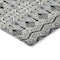 Homeroots 5' X 8' Gray Brown And Ivory Moroccan Washable Indoor Outdoor Area Rug 594329 - alternate 2