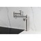Kingston Brass Deck Mount Pot Filler Faucet with Knurled Handle, Brushed Nickel KS3708RKZ - alternate 2