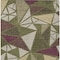 Homeroots 10' X 14' Olive Green Ivory And Burgundy Geometric Washable Indoor Outdoor Area Rug 600389 - alternate 2