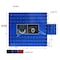 Mytee Products Blue Superlight 14oz Flatbed Trailer Lumber Steel Tarp 24x27 8ft Drop SLLT-BLUE - alternate 2