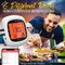 Nutrichef Bluetooth Meat Thermometer for Grilling and Smoking, up to 6 Temperature Probes and Smart APP, 400 PWIRBBQ80 - alternate 2