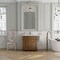 James Martin Vanities Brookfield 36 in Single Vanity, Honey Oak w/ Single Hole 3 CM White Zeus Silestone Top & Backsplash 547-V36-HNO-1WZ - alternate 2