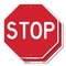 Signmission Stop, 10 inch X 10 inch, Aluminum Metal Signs, 2PK OC-A-2PACK-10-315 - alternate 1