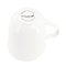 Elama Henryi 6 Piece 12 Ounce Porcelain Mug Set in White ELM-HENRYI-MUG - alternate 2
