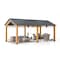 Sunjoy 20 ft. x 11 ft. Hanover Cedar Wood Carport A110000940 - alternate 1