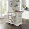 Crosley Julia Stainless Steel Top Kitchen Island KF30025AWH - alternate 2