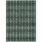 Homeroots 10' X 14' Olive Green And Charcoal Geometric Washable Indoor Outdoor Area Rug 577078 - alternate 2