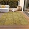 Homeroots 3' X 5' Gold Wheat And Gray Patchwork Washable Indoor Outdoor Area Rug 581599 - alternate 2