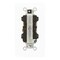 Leviton 15 Amp 125-Volt 2-Pole Hospital Grade Duplex Outlet Straight Blade, White 8200-HW - alternate 1