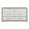 Global Furniture Usa Contemporary Emma Natural/White King Bed Group EMMA-NATURAL/WHITE-KBG - alternate 3