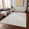 Homeroots 5' X 8' Ivory And Beige Abstract Washable Indoor Outdoor Area Rug 597488 - alternate 2