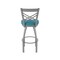 Holland Bar Stool Co 820 Catalina Stainless Steel 36in Swivel Bar Stool with Graph Tidal Seat 82036SS022 - alternate 2