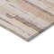Homeroots 3' X 5' Pink And Beige Striped Washable Indoor Outdoor Area Rug 609048 - alternate 2