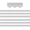 Teacher Created Resources Silver Sparkle Scalloped Border Trim, 35 Feet Per Pack, 6PK TCR8765 - alternate 1