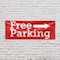 Signmission Free parking Right, 18 Inch x 48 Inch, Vinyl Banner B-30645 - alternate 2