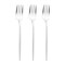 Smarty Had A Party Shiny Silver Moderno Disposable Plastic Dinner Forks (300 Forks), 300PK 9330-SFK-CASE - alternate 2