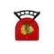 Holland Bar Stool Co 30" Blk Wrinkle Chicago Blackhawks Swivel Bar Stool, Jailhouse Back L01830ChiHwk-R - alternate 2