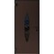 Vdomdoors Front Exterior Prehung Steel Door Ronex1277 Brown Entry Metal Modern Painted W36xH80 Right hand RONEX1277EXD-BRW-W36xH80-RH-I - alternate 1