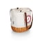 Picnic Time Family Of Brands NCAA Alabama Crimson Tide Coronado Canvas and Willow Basket Tote - Picnic Bag 203-00-187-004-0 - alternate 2