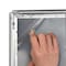 M&T Displays Snap Frame 18 in. X 24 in. Poster Size, 1 in. Silver, Mitred Corner UCN255N018X7000 - alternate 2