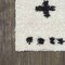 Jonathan Y Cristo Berber Geometric Shag White/Gray 4 ft. x 6 ft. Area Rug MOH403A-4 - alternate 2