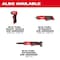 Milwaukee Tool Die Grinder Kit, 12V DC, 20,000 RPM 3485-22 - alternate 2