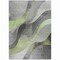 Homeroots 8' X 10' Artichoke Green Gray And Silver Abstract Washable Indoor Outdoor Area Rug 616751 - alternate 2