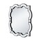 Homeroots 32" Clear Scalloped Glass Framed Accent Mirror 485073 - alternate 2