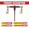 Mytee Products PRO Chain Binder Ratchet Style 3/8 in - 1/2 in, 12,000lbs WLL, 2PK CBRS38-PROx2 - alternate 2