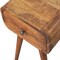 Homeroots 19" Brown Solid Wood Square One Drawer Nightstand 651573 - alternate 2