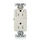 Leviton Dec Plus Dup 15A 125V TR 1Mrk-Ctrl LtAl TDR15-S1T - alternate 1