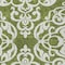 Homeroots 10' X 14' Green And Ivory Damask Washable Indoor Outdoor Area Rug 614430 - alternate 2