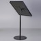 M&T Displays Metal Enclosed Bulletin Menu Board Pedestal Menu Holder 4x8.5 x 11in Black Pattern Floor Standing UMBO0N0481X2000 - alternate 2