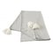 Homeroots 50" X 60" Black and White Woven Cotton Striped Throw Blanket with Tassels 516574 - alternate 2