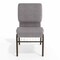 Flash Furniture Fabric Church Chair, Gray XU-CH-60096-BEIJING-GY-BAS-GG - alternate 2